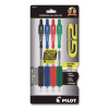 G2 Premium Gel Pen, Retractable, Ultra-Fine, 0.38 Mm, Assorted Ink/Barrel Colors, 4/Pack