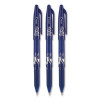 Frixion Ball Erasable Gel Pen, Stick, Fine 0.7 Mm, Blue Ink, Blue Barrel, 3/Pack
