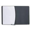 Designer Tack And Write Combination Dry-Erase Whiteboard/Bulletin Board, 35 x 23.5, Black/White Surface, Black Plastic Frame