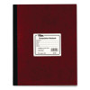 Computation Notebook, Quadrille Rule (4 Sq/In), Red Cover, (75) 11.75 x 9.5 Sheets