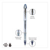Vision Elite Blx Series Hybrid Gel Pen, Stick, Bold 0.8 Mm, Blue-Infused Black Ink, White/Blue/Clear Barrel, 4/Pack