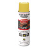 Industrial Choice M1600 System Solvent-Based Precision Line Marking Paint, Flat Hi-Vis Yellow, 17 Oz Aerosol Can, 12/Carton