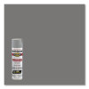 Professional Spray Paint, Flat Gray, 15 Oz Aerosol Can, 6/Carton