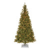 Pre-Lit Aspen Spruce Slim Tree, 42" x 42" x 78", Green Tree, Green Tree Stand