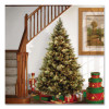 Pre-Lit Carolina Pine Tree, 58" x 58" x 84", Green Tree, Green Tree Stand