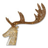 Pre-Lit Crystal Champagne Standing Buck, Ac Powered, Warm White Led Lights, 9" x 26" x 55", Assorted Colors