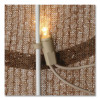 Pre-Lit Gingerbread Cookie Couple, Ac Powered, Warm White Led Lights, 12" x 24" x 35", Assorted Colors