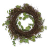 Eucalyptus And Baby's Breath Spring Wreath, 22" Diameter x 5" h, Green