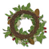 Peony And Raspberry Wreath, 22" Diameter x 5"h, Beige