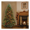 Pre-Lit Dunhill Fir Tree, 59" x 59" x 90", Green Tree, Green Tree Stand