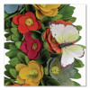 Spring Floral Wreath With Butterfly, 19.7" x 19.7" x 4.3", Assorted Colors
