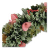 Spring Pastel Floral Wreath, 18" x 18" x 3.93", Assorted Colors