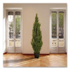 Artificial Arborvitae, 13" x 13" x 60", Green Tree, Green Pot