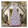 Pre-Lit North Valley Spruce White Tree, 65" x 65" x 108", White Tree, White Tree Stand