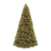 Pre-Lit Downswept Douglas Fir Tree, 92" x 92" x 144", Green Tree, Green Tree Stand