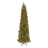 Pre-Lit Downswept Douglas Fir Pencil Slim Tree, 35" x 35" x 108", Green Tree, Green Tree Stand