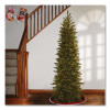 Pre-Lit Grande Fir Pencil Slim Tree, 30" x 30" x 78", Green Tree, Green Tree Stand