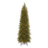 Pre-Lit Grande Fir Pencil Slim Tree, 30" x 30" x 78", Green Tree, Green Tree Stand