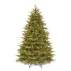 Pre-Lit Nordic Spruce Medium Tree, 69" x 69" x 108", Green Tree, Green Tree Stand