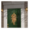 Fall Teardrop Decoration, 16" x 30" x 2", Orange