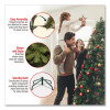 Pre-Lit Winchester Pine Tree, 52" x 52" x 78", White Tree, White Tree Stand