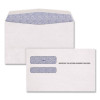 Double-Window 1095 B And C Tax Form Envelopes, Commercial Flap, Gummed Closure, 5.63 x 9, White, 100/Pack
