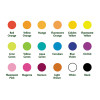 Twistables Colored Pencils, 2 Mm, 2B, Assorted Lead And Barrel Colors, 18/Pack