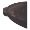 Brute Self-Draining Flat Top Lids For 32 Gal Round Brute Containers, 22.25" Diameter, Black
