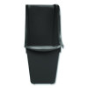 Small Book Bin, 1.5 Gal, 4.5" x 11.75" x 8.5", Black, 6/Pack