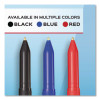 Write Bros. Ballpoint Pen, Stick, Medium 1 Mm, Black Ink, Black Barrel, 8/Pack