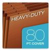 Heavy-Duty Expanding File, 31 Sections, 1/3-Cut Tabs, Legal Size, Redrope