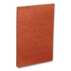 Prong Fastener Premium Pressboard Report Cover, Top Bound, Two-Piece Prong Fastener, 2" Capacity, 8.5 x 14, Red/Red