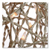 Champagne Glitter Deer Family, Ac Powered, Warm White Led Lights, 27" x 8.5" x 60", Champagne