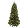 Pre-Lit Jersey Fraser Fir Slim Tree, 51" x 51" x 90", Green Tree, Green Tree Stand