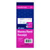 Multipart Money/Rent Receipt Book, Three-Part Carbonless, 6.69 x 2.75, 50 Receipts/Book, 3 Books/Pack