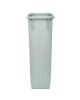 Slim 23 Gallon Indoor Trash Can, Plastic, Gray