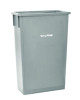 Slim 23 Gallon Indoor Trash Can, Plastic, Gray