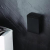 Stainless Steel Wall-Mounted Sanitary Napkin Receptacle, Black
