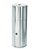 Stainless Steel 7 Gal Trash Can With Gym Disinfecting Wipes Dispenser