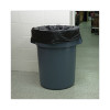 High-Density Can Liners, 60 Gal, 14 Mic, 38" x 58", Black, Perforated Roll, 25 Bags/Roll, 8 Rolls/Carton