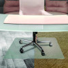 Cleartex Unomat Anti-Slip Polycarbonate Chair Mat For Flat Pile Carpeted And Hard Floors, Rectangular, 35" x 47", Clear