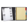 Insertable Big Tab Dividers, 5-Tab, Double-Sided Gold Edge Reinforcing, 11 x 8.5, Buff, Assorted Tabs, 48 Sets/Carton