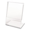 Mini Tabletop Sign Holder, 3 x 4 Insert, Clear
