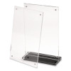 Acrylic Tabletop Sign Holder, 4 x 6 Insert, Clear