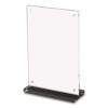 Acrylic Tabletop Sign Holder, 4 x 6 Insert, Clear