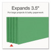 Colored File Pockets, 3.5" Expansion, Legal Size, Assorted Colors, 5/Pack