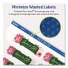 Matte Clear Address Labels With Sure Feed Technology, Inkjet/Laser, 1.33 x 4, 14/Sheet, 10 Sheets/Pack