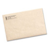 Easy Peel Return Address Labels With Sure Feed Technology, Inkjet, 0.66 x 1.75, Matte Clear, 60/Sheet, 10 Sheets/Pack