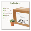 Ecofriendly Recycled Shipping Labels, Inkjet/Laser, 8.5 x 11, White, 1/Sheet, 10/Pack