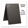 Table-Top Menu Holder, For 4 x 6 Insert, 4.6 x 6.7 Holder, Black